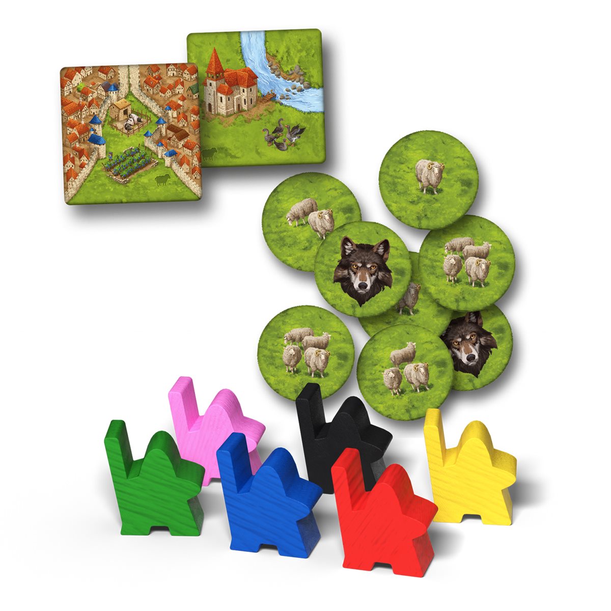 Carcassonne: Ext 9: Bergers & Moutons