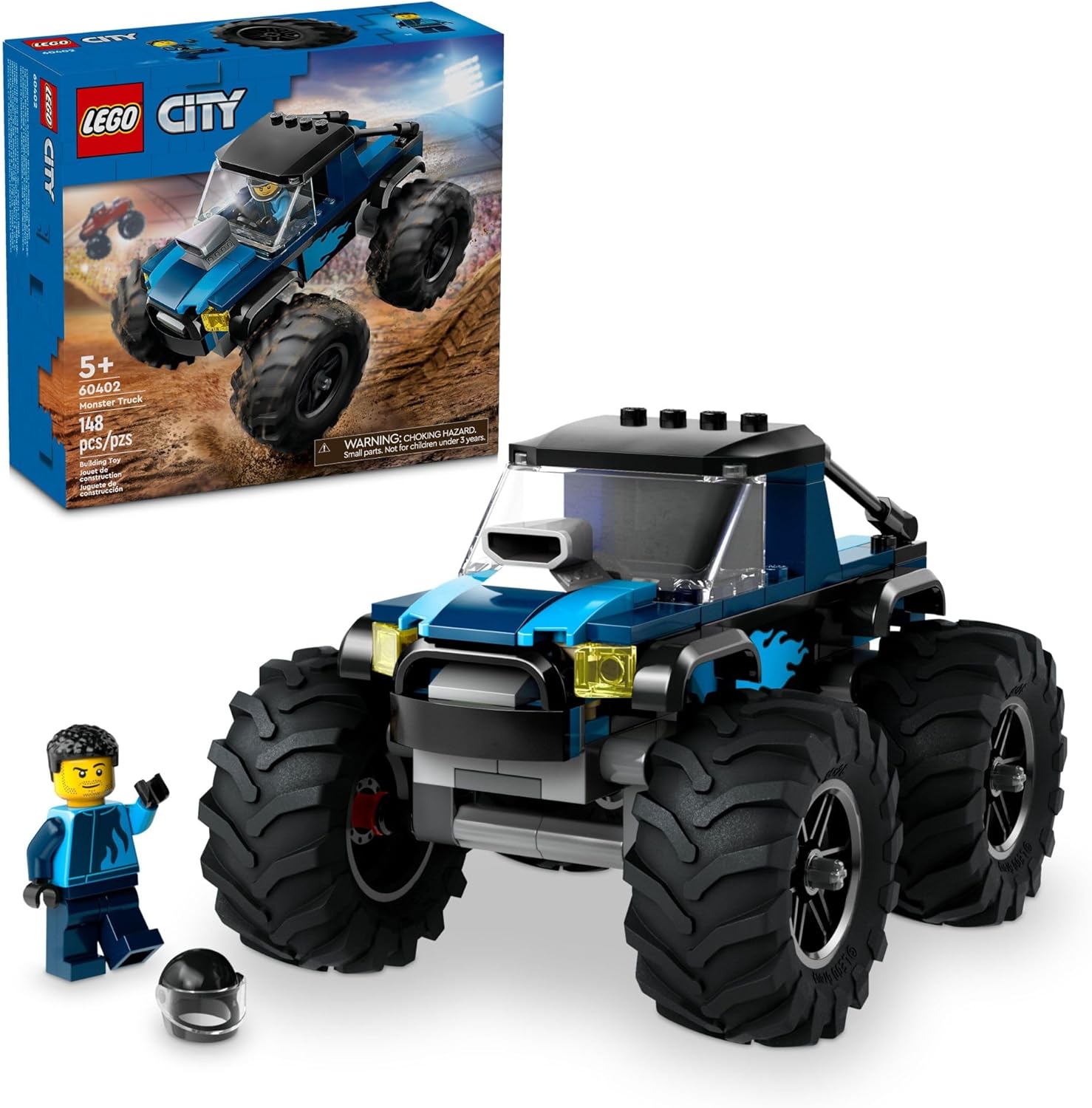 Le camion monstre bleu