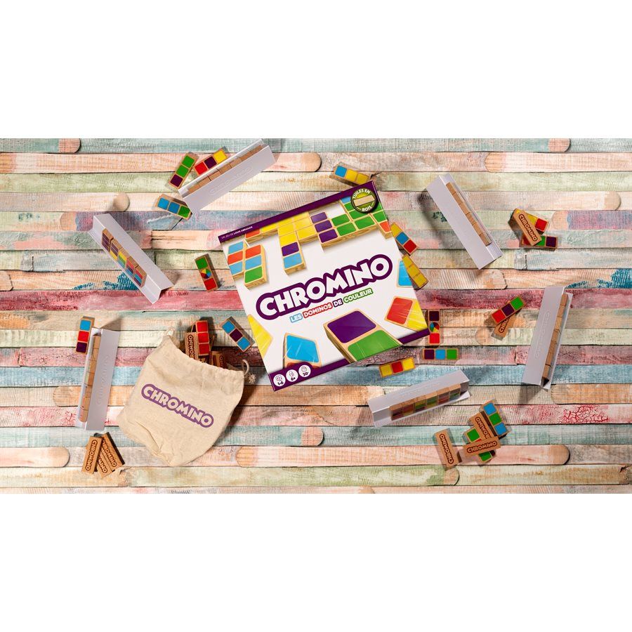 Chromino Version en bois
