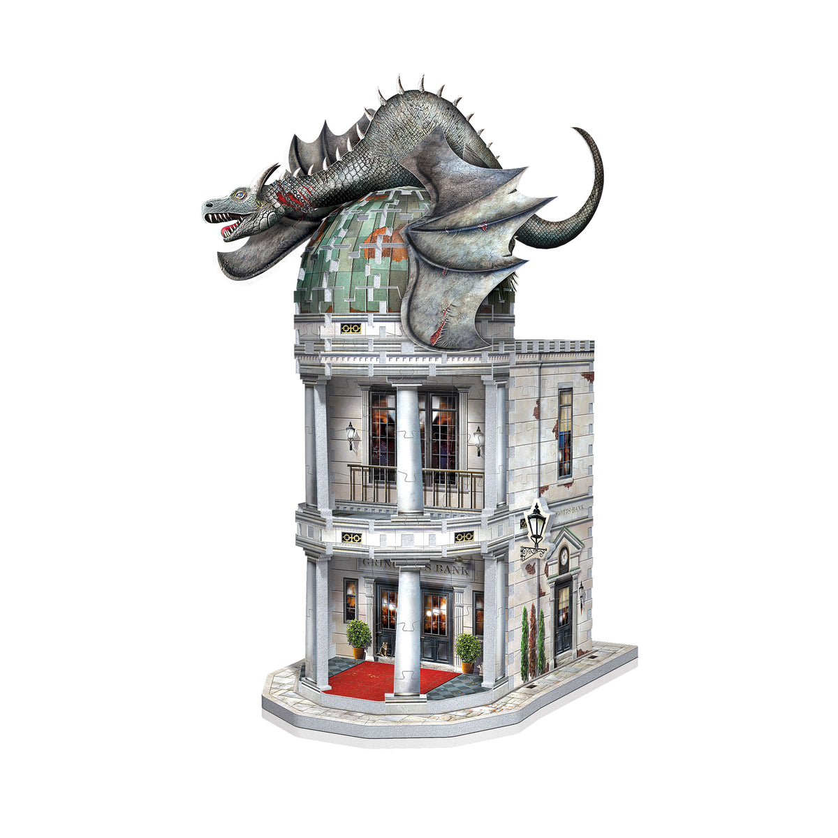 La banque Gringotts, casse-tête 3D