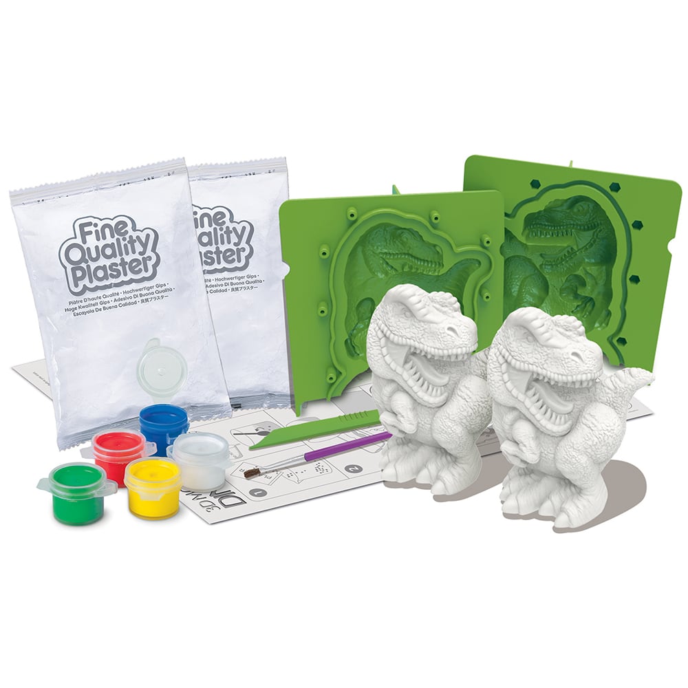 Moulage et peinture 3D dinosaures