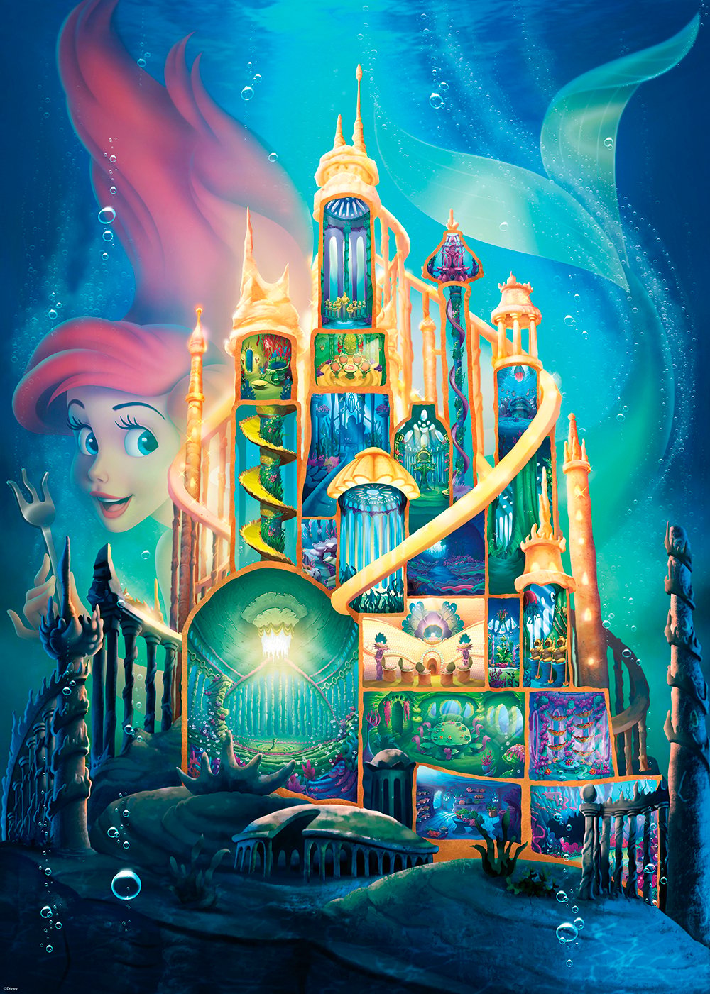 Disney Castle : Ariel 1000 pièces