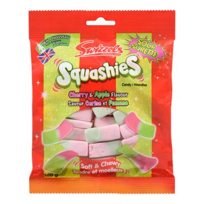 Squashies saveur cerise sûre/pomme 160g