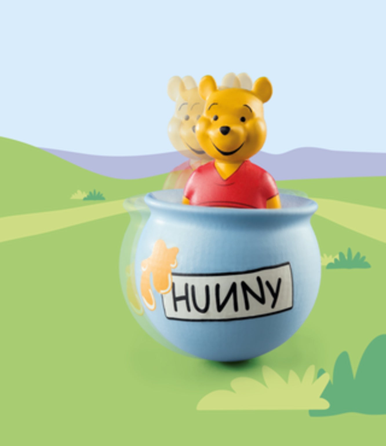 Winnie l'ourson et culbuto pot de miel