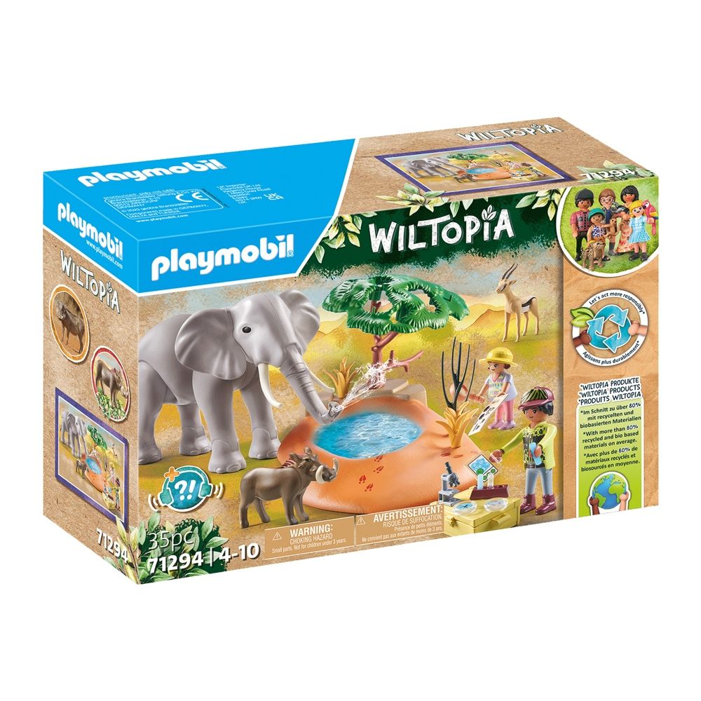 Wiltopia - Explorateurs avec animaux de la savane