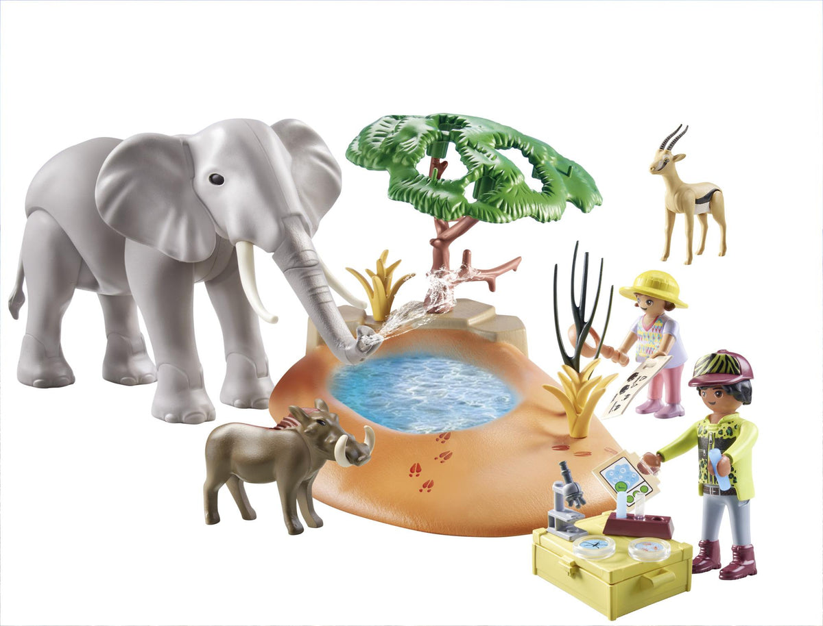 Wiltopia - Explorateurs avec animaux de la savane