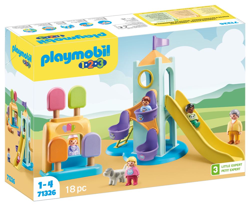 Aire de jeux avec toboggan geant Junior