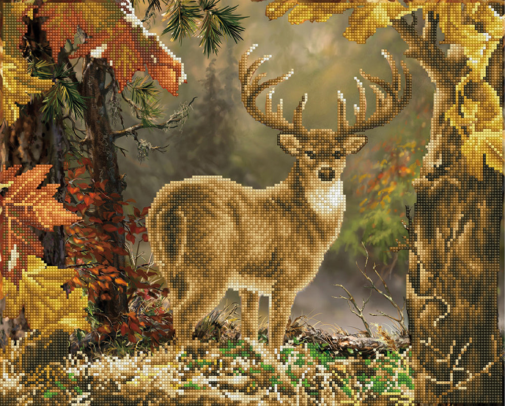 Le prince de la forêt, peinture à diamants