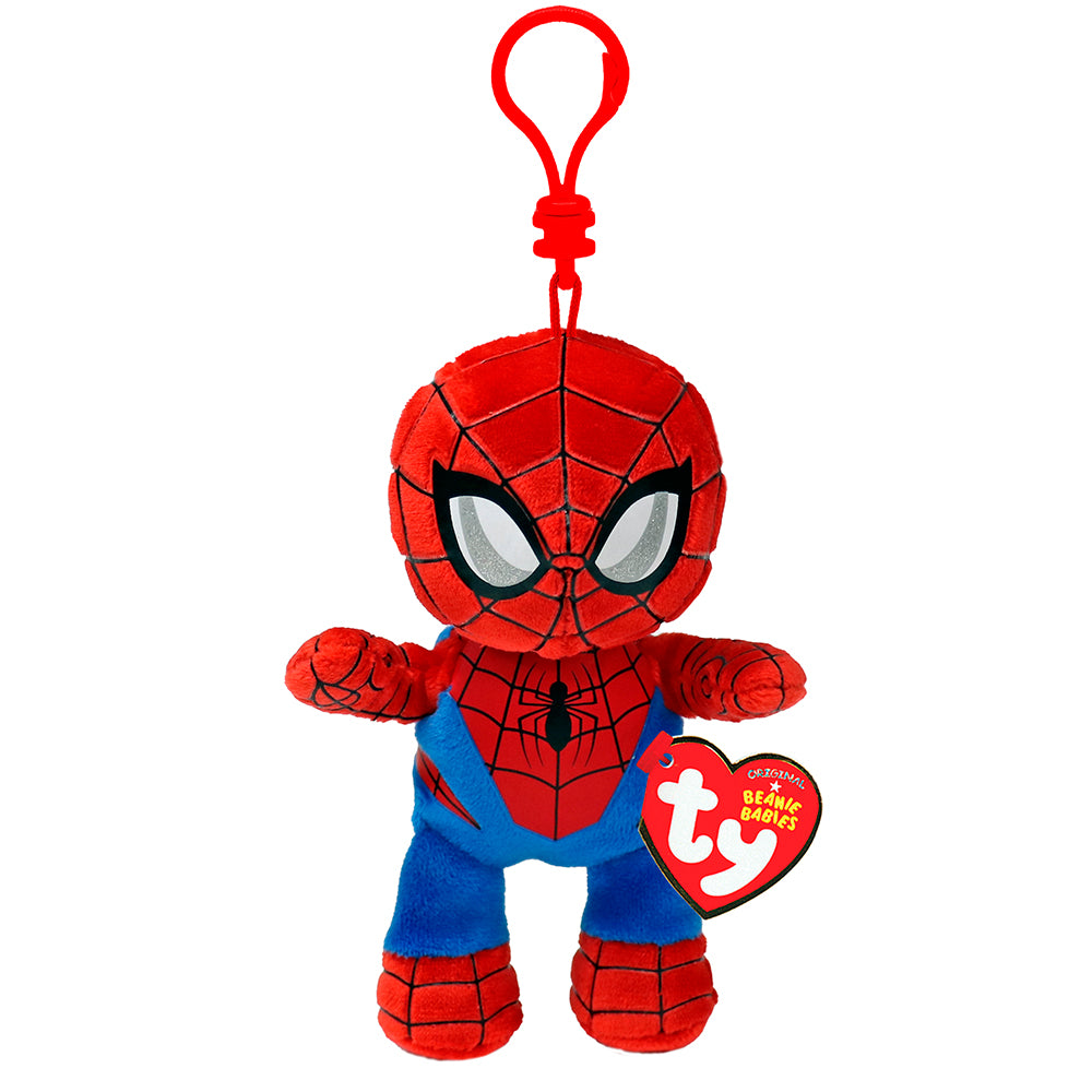 Peluche Spiderman 5" sur clip