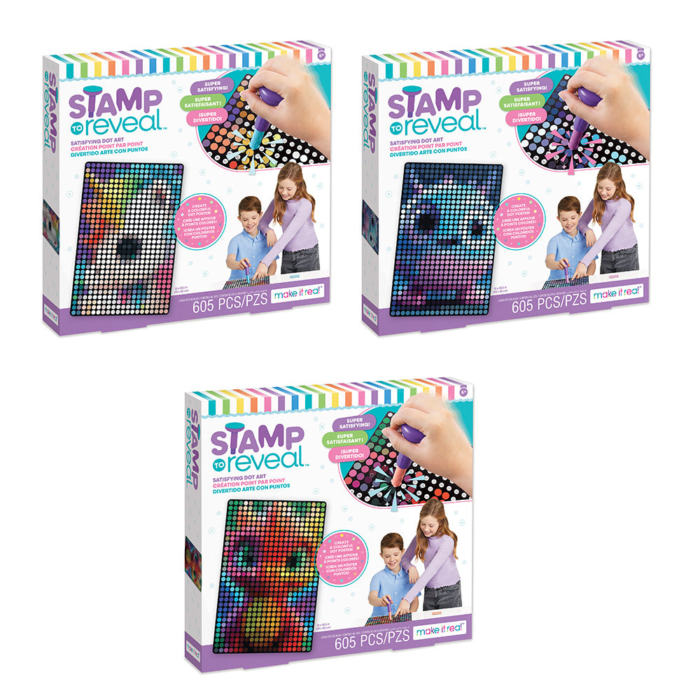 Stamp2 Reveal Pixel surprise assortis