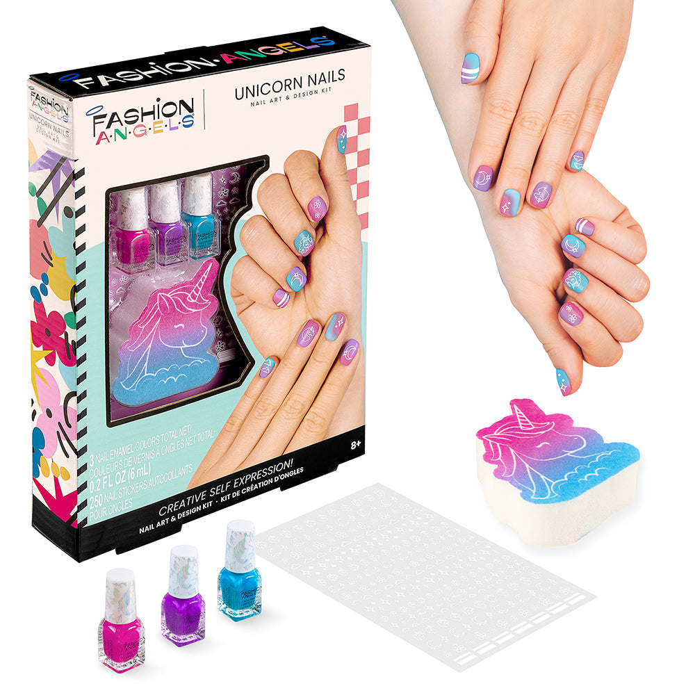 Kit de création d'ongles Licorne