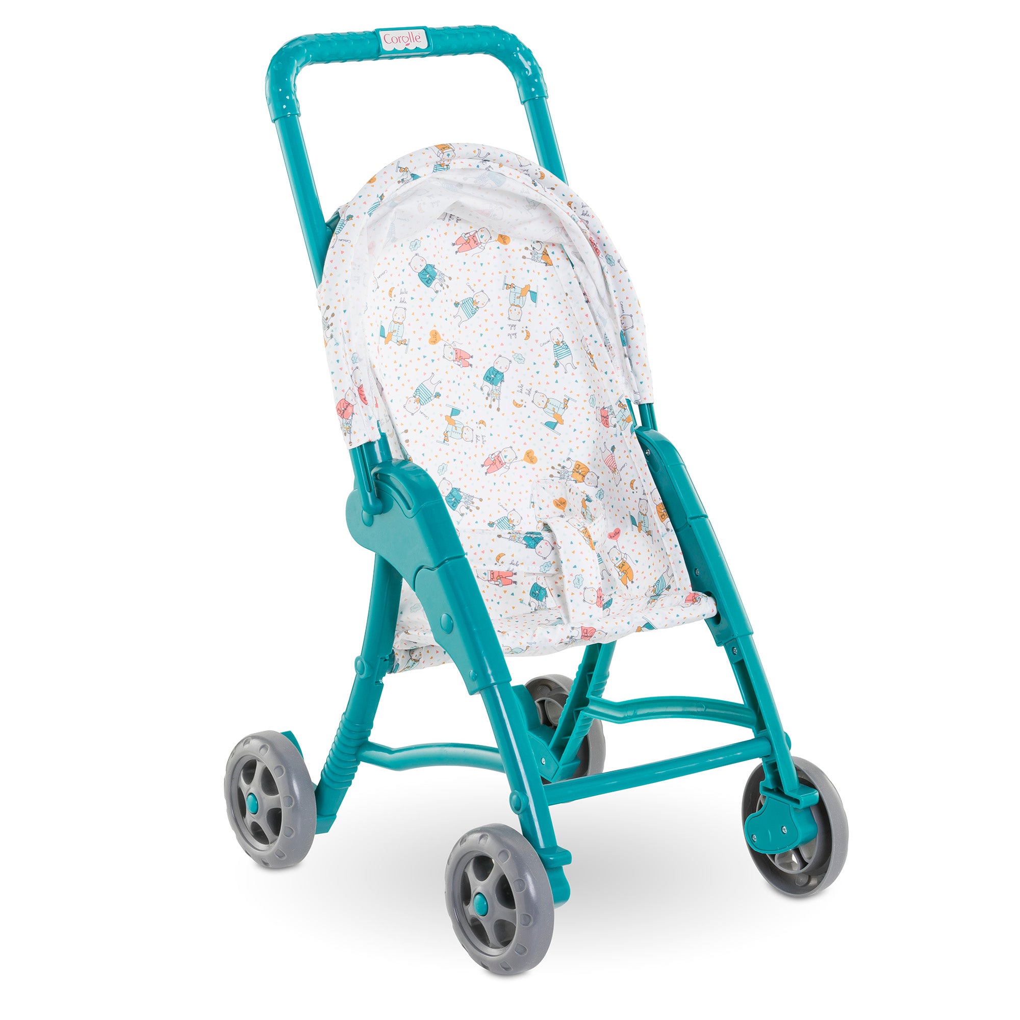 Poussette oursons por poupon 30 cm