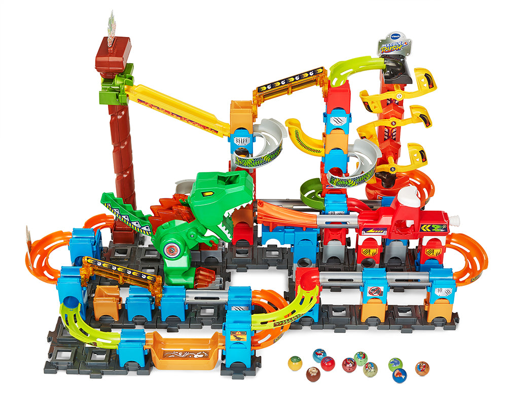 Marble Rush T-Rex Dino Thrill Track Set