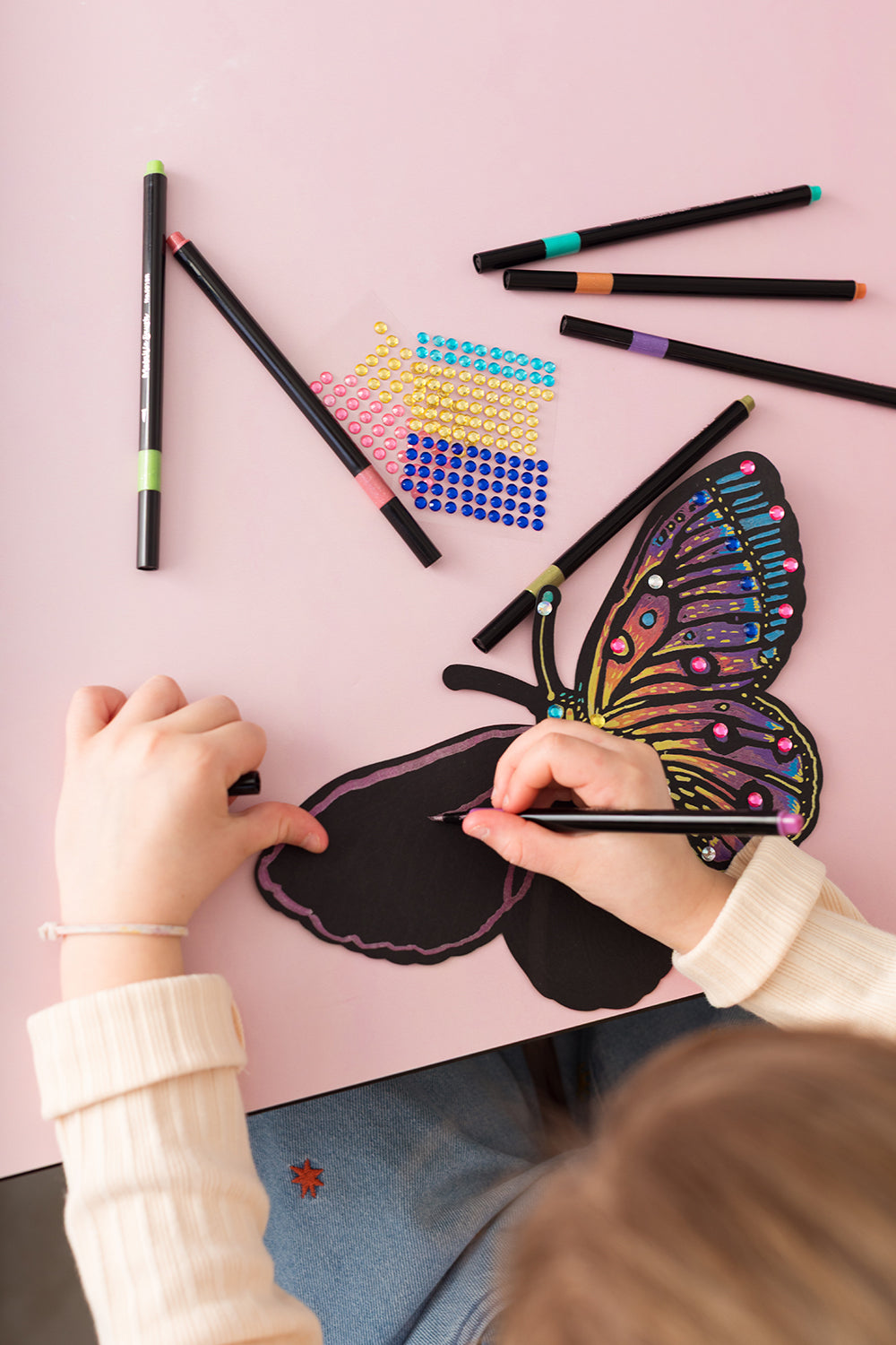 Artissimo 10 crayons pastels Papillons flamboyants
