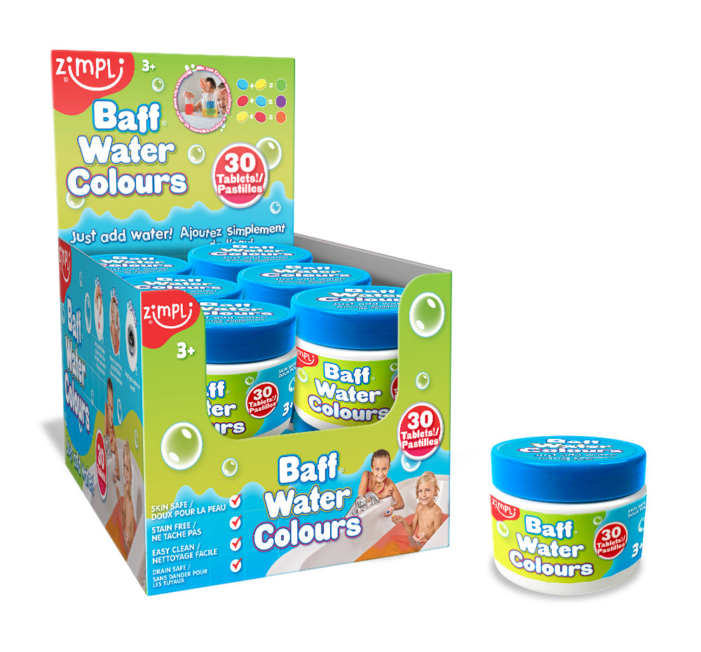 Zimpli -Baff Pastilles de bain colorées
