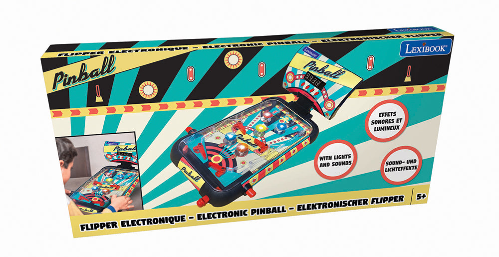 Flipper électronique avec sons et lumière