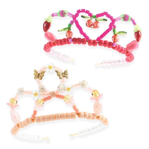 Duo de tiares rose