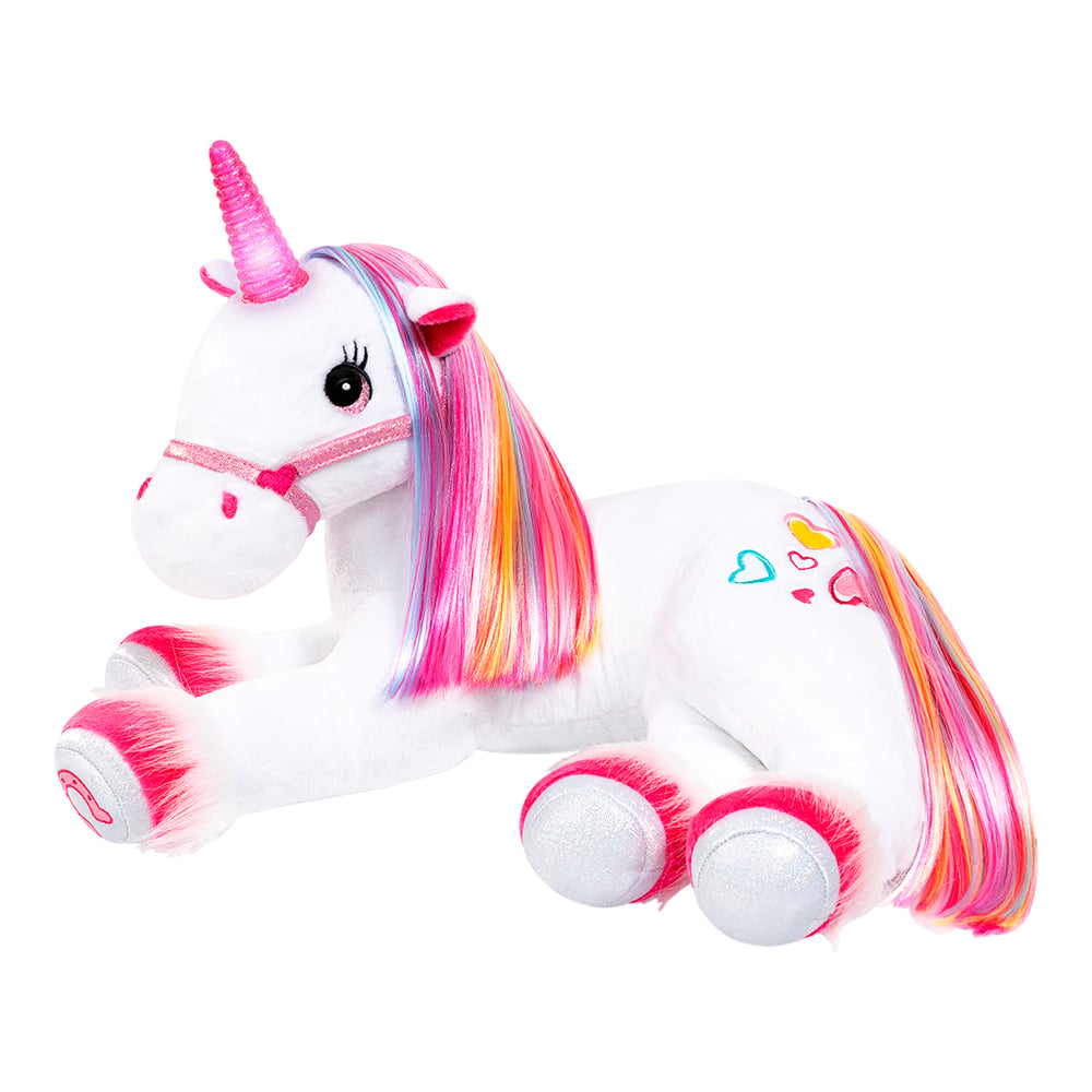 Peluche licorne magique