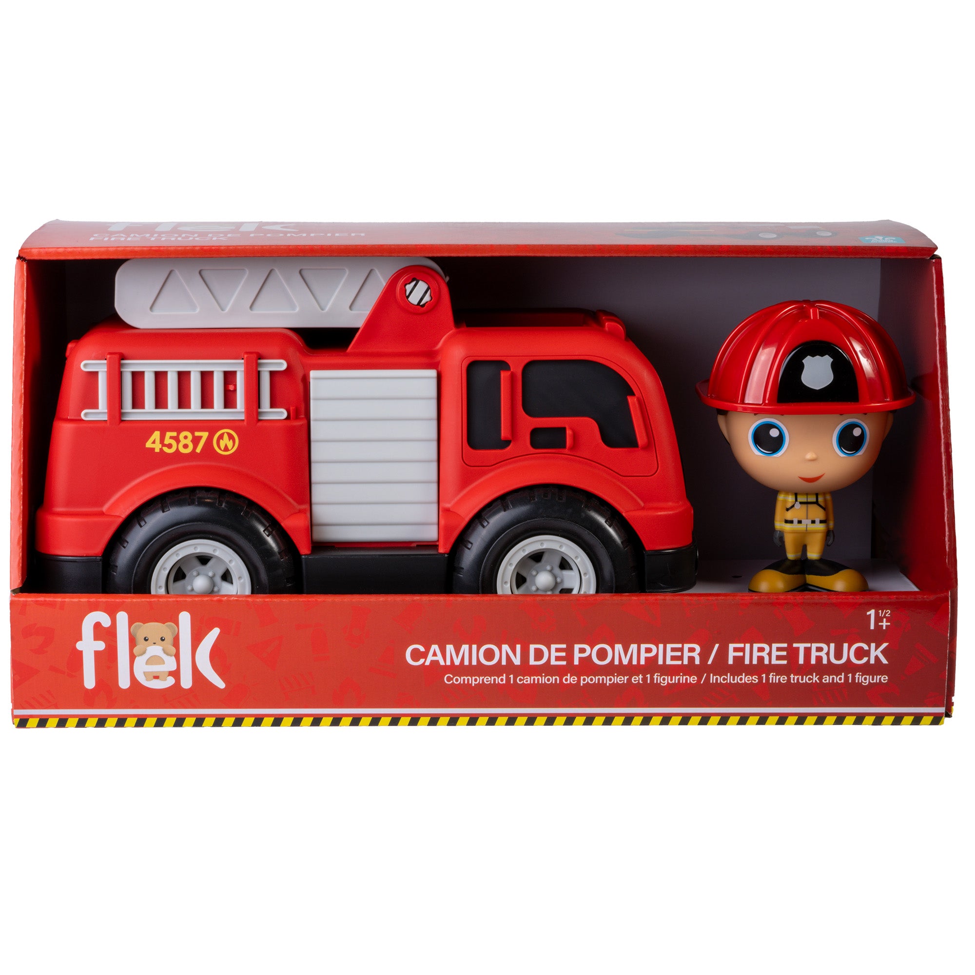 Fire truck with figurine