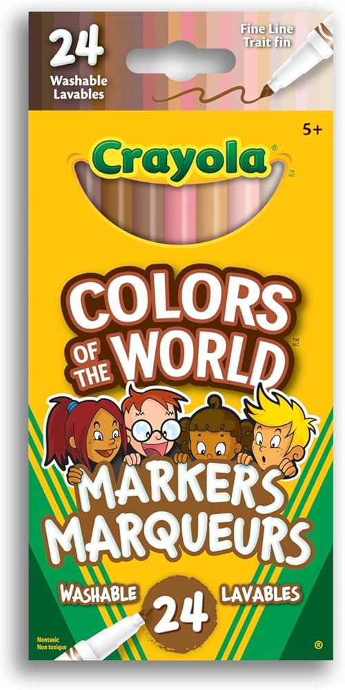 Marqueurs pointe fine "Colors of the world"