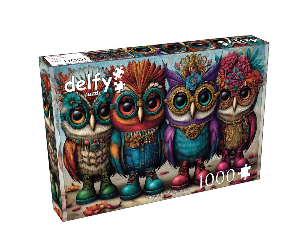 Booted Owl Quartet, 1000 pièces