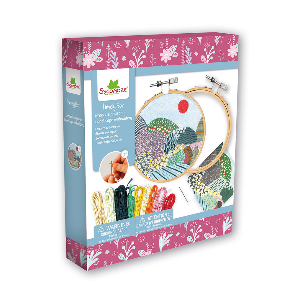 Lovely Box - Broderie paysage