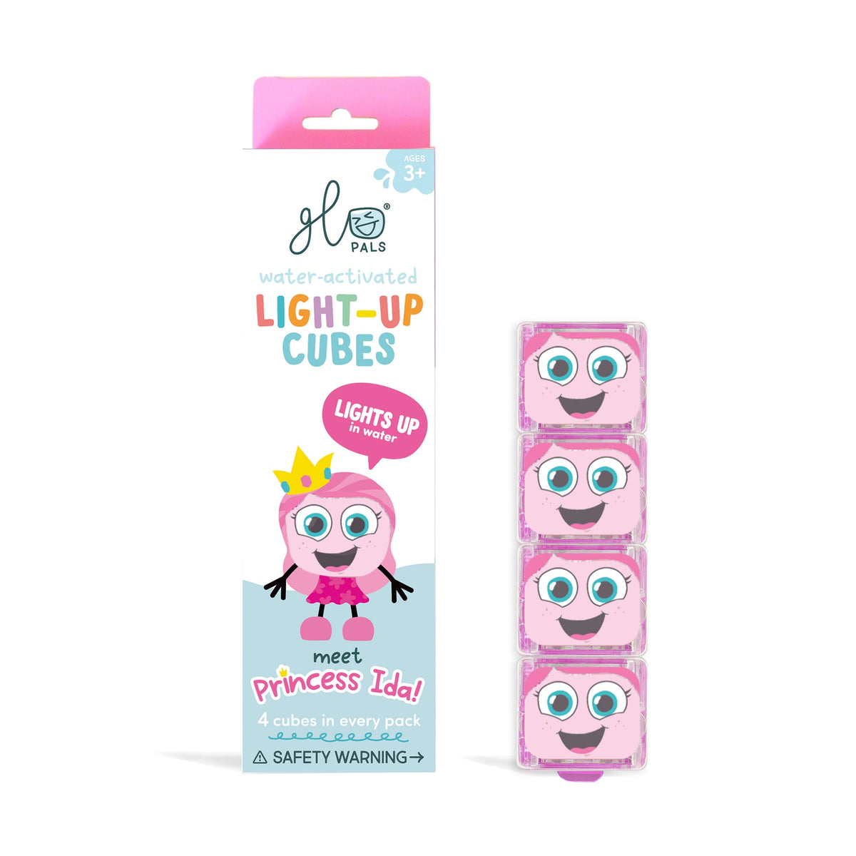 Princesse Ida- Cubes lumineux Glo Pals rose