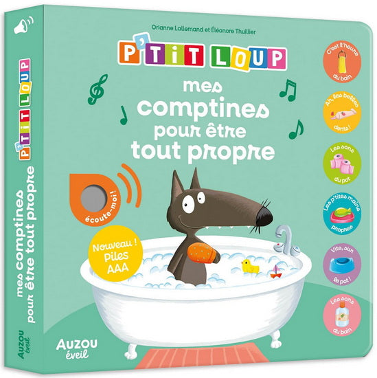 P'tit Loup Mes comptines pour être propre