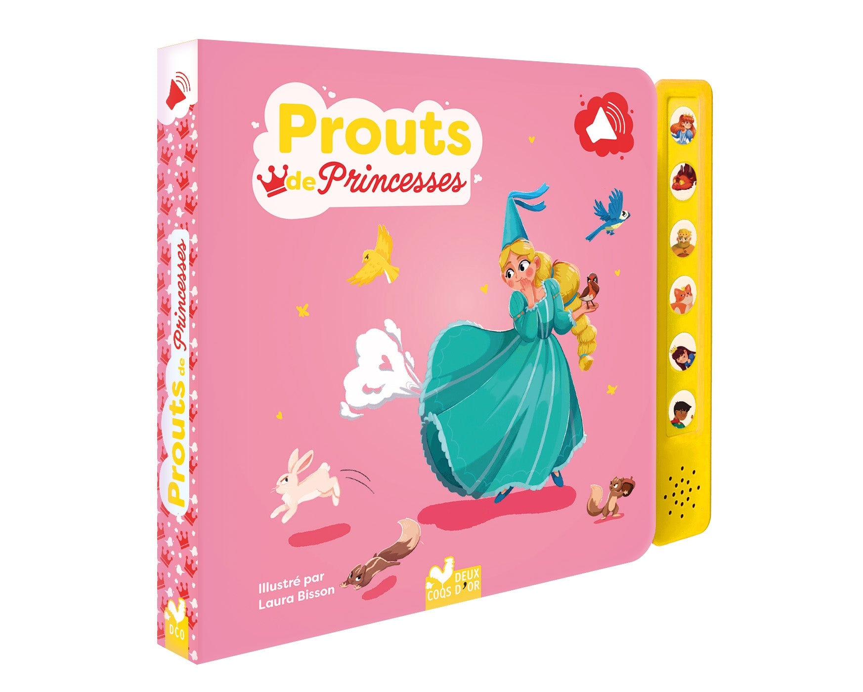Prouts de princesses : livre sonore avec boitier