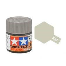 Peinture acrylique 10ml X-32 TITANIUM SILVER
