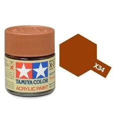 Peinture acrylique 10ml X-34 METALLIC BROWN