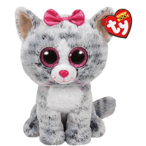 Peluche Kiki le Chat gris medium 13''