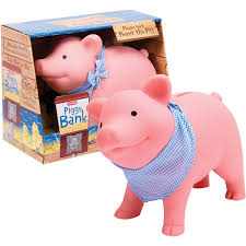 Banque cochonnet caoutchouc Schylling
