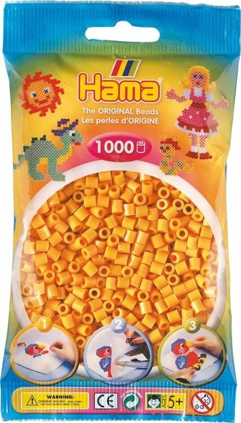 Sac de 1000 billes HAMA, brun teddy bear