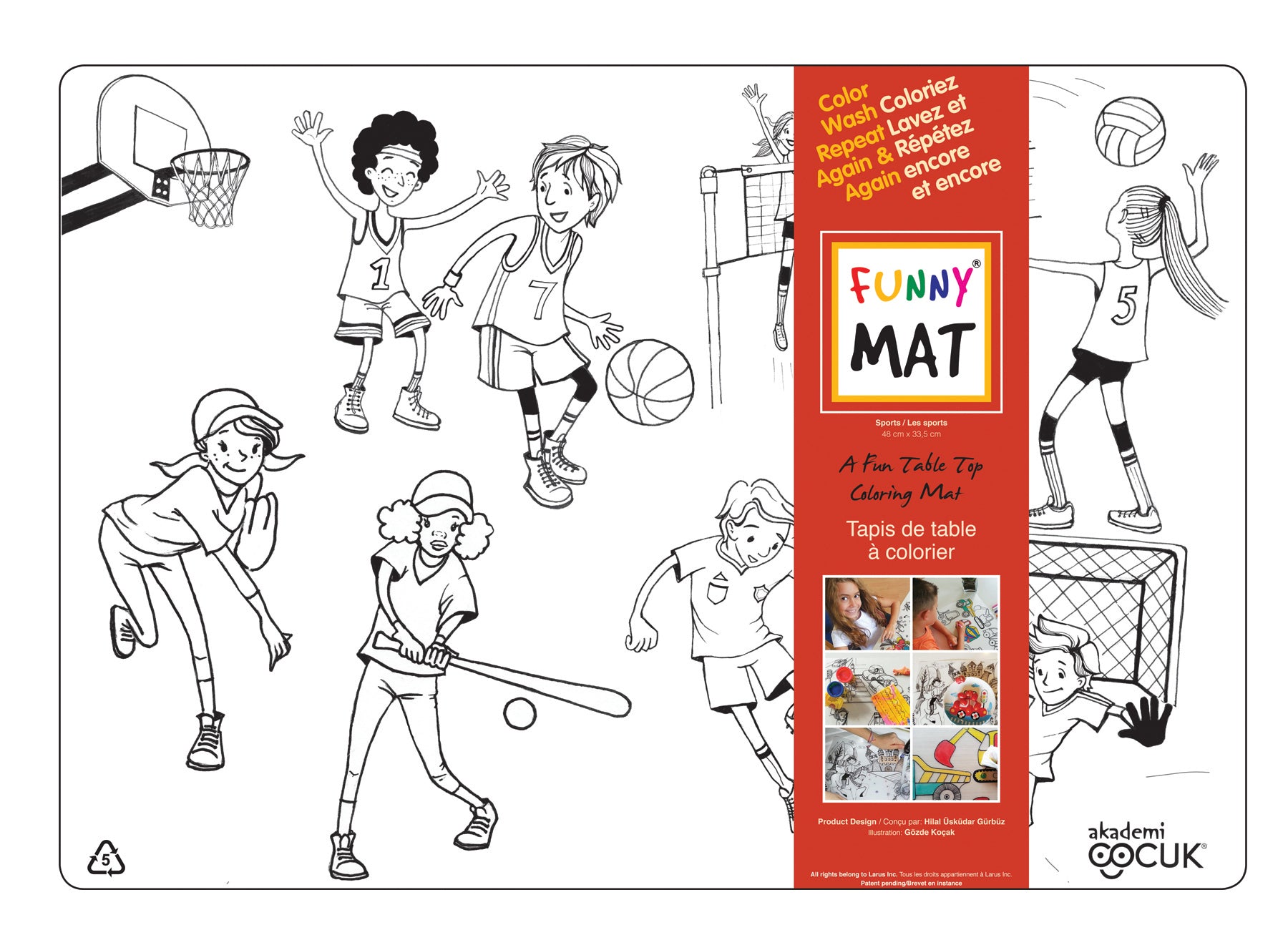 Funny Mat Napperon Sports