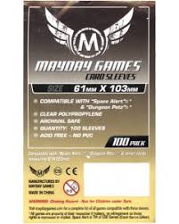 Protecteurs de cartes Magnum Space Alert 61mm X 10