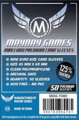 Protecteurs de cartes «mini-euro» 45mm x 68mm Delu