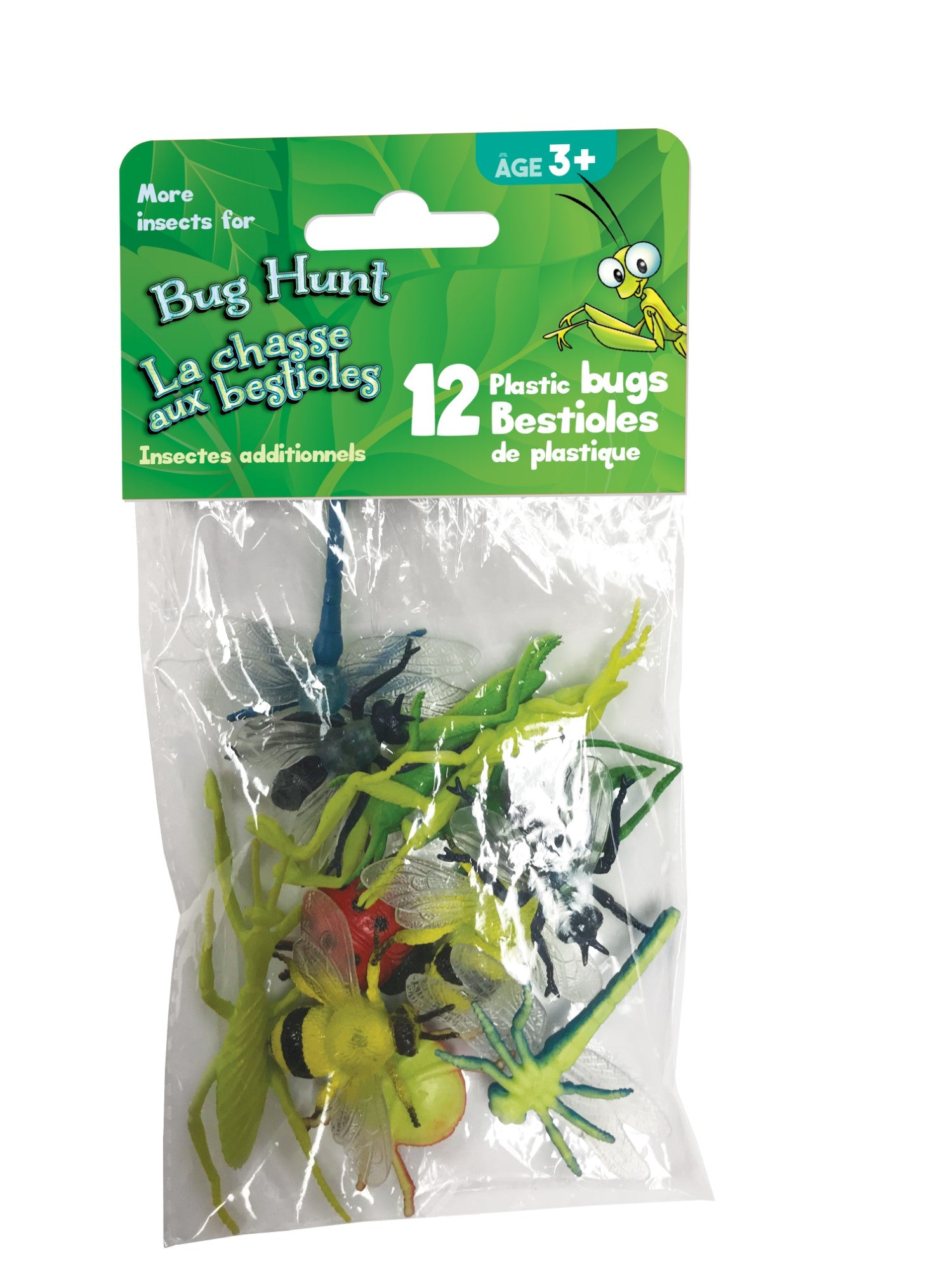 Sac de 12 bestioles en plastique