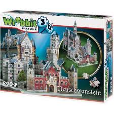 CHATEAU DE NEUSCHWANSTEIN - 890 pièces 3D