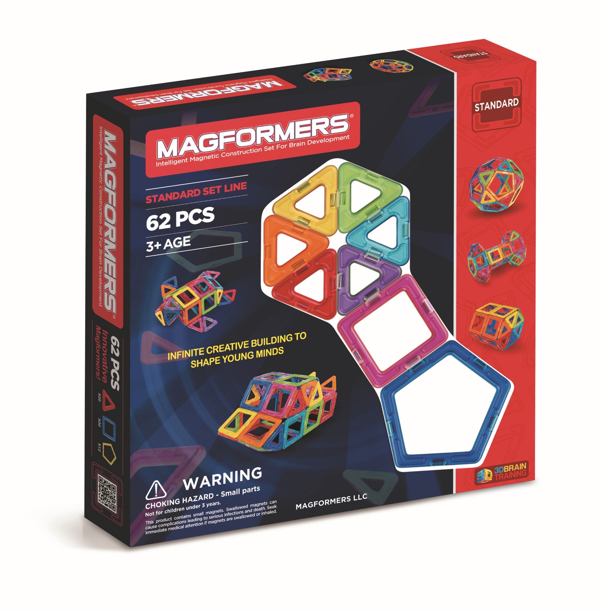 Ensemble Magformers standard 62 pièces