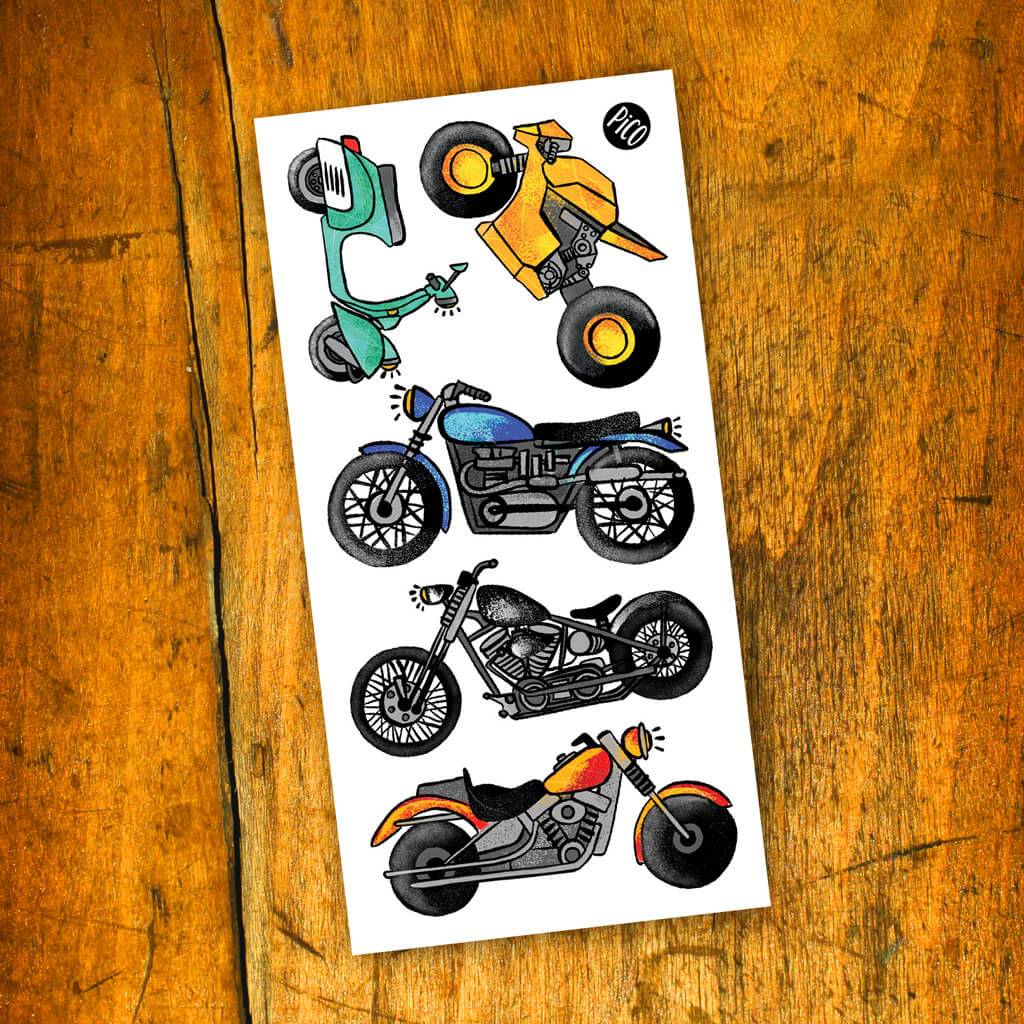 Pico tatoo Amour de la moto
