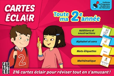 Coffret Cartes éclair 2ème année