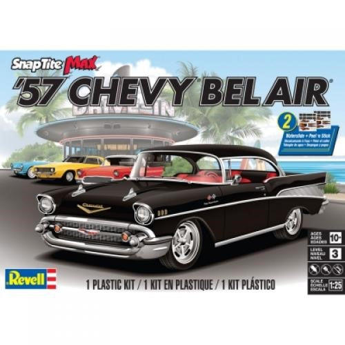 Modèle à coller 57 Chevy Bel Airsnap 1/25