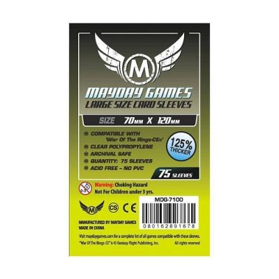Protecteurs de cartes 70mm X 120mm Pqt. 75