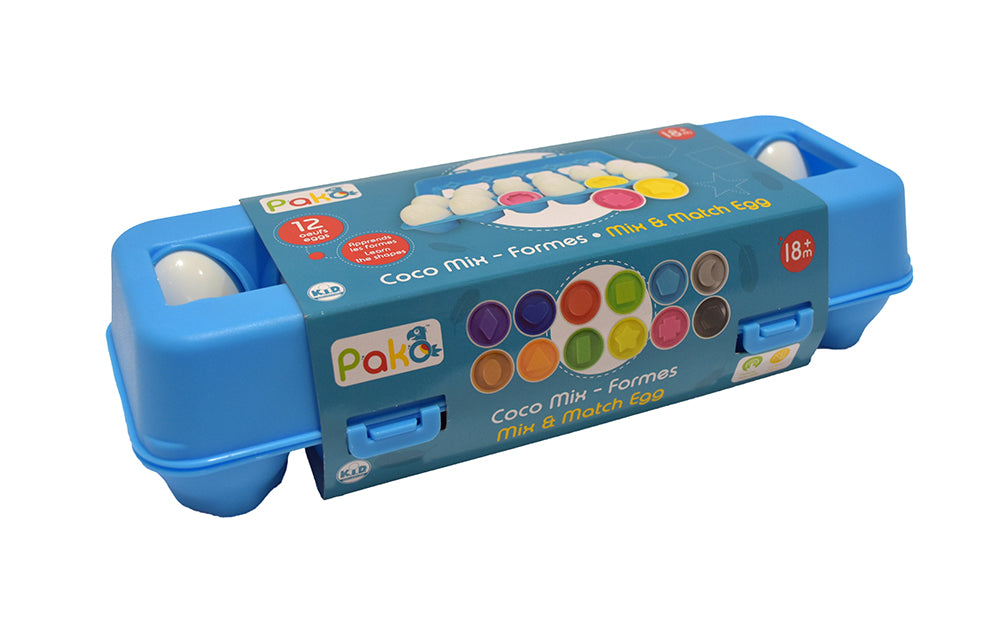 Oeufs Coco Mix Formes 12 pièces