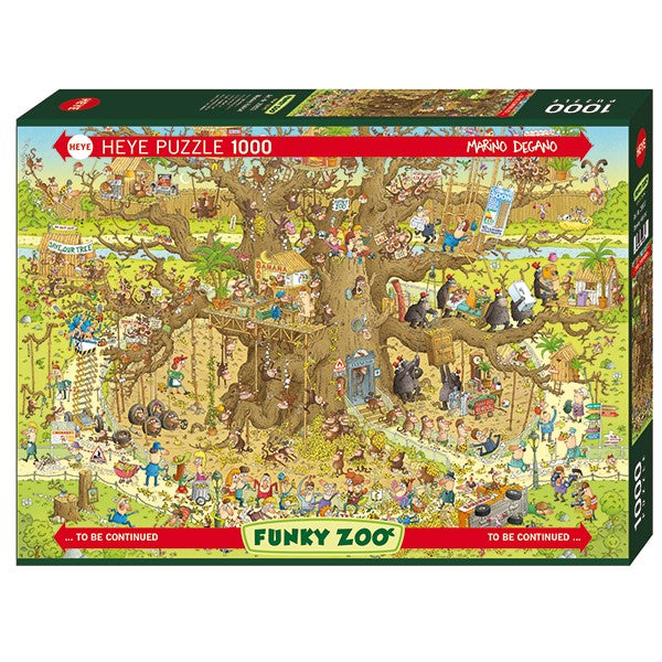 Casse-tête de 1000 pièces - Monkey Habitat Degano