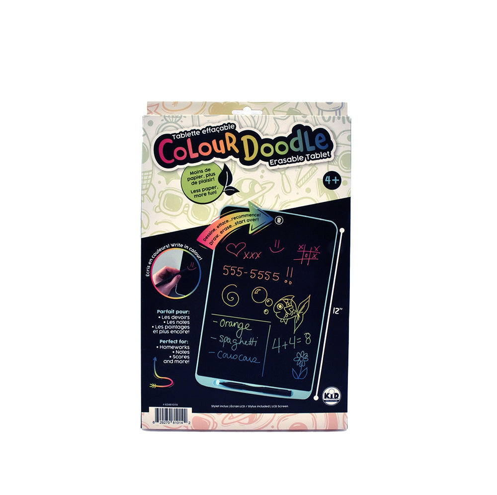 Tablette effaçable Colour Doodle 12'