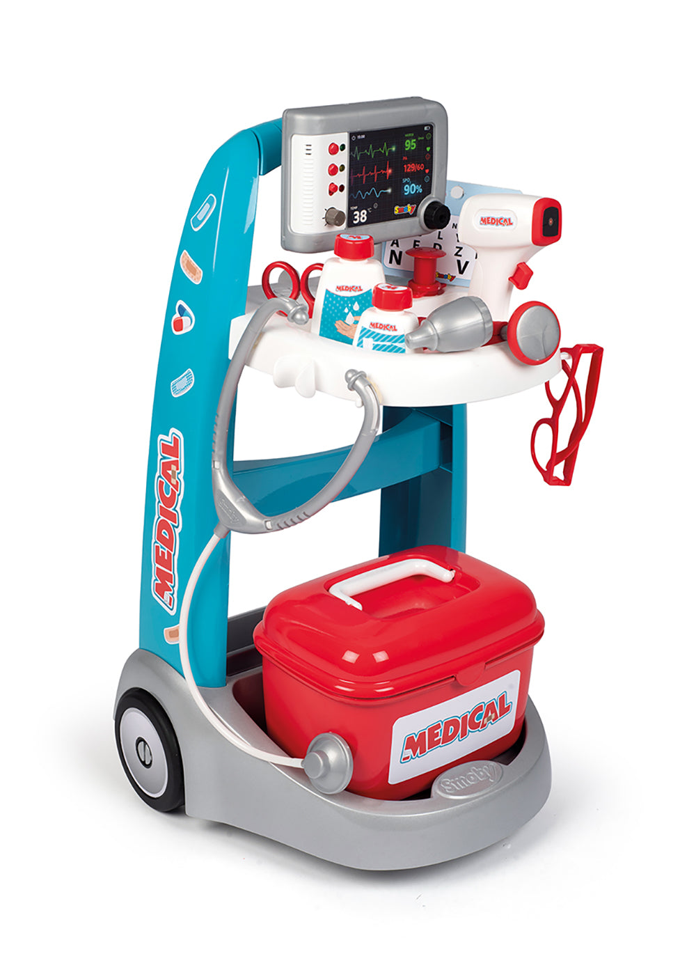 Chariot médical électronique avec 16 accessoires