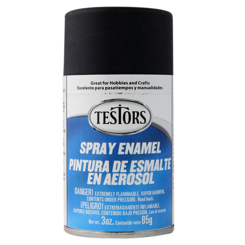 Peinture noire mat en spray