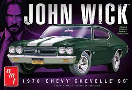 Modèle à coller 70 chevelle 'john wick' 1/25
